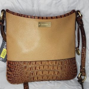 Brahmin vintage Jody Toasted Almond Vivaldi new with tags cross body